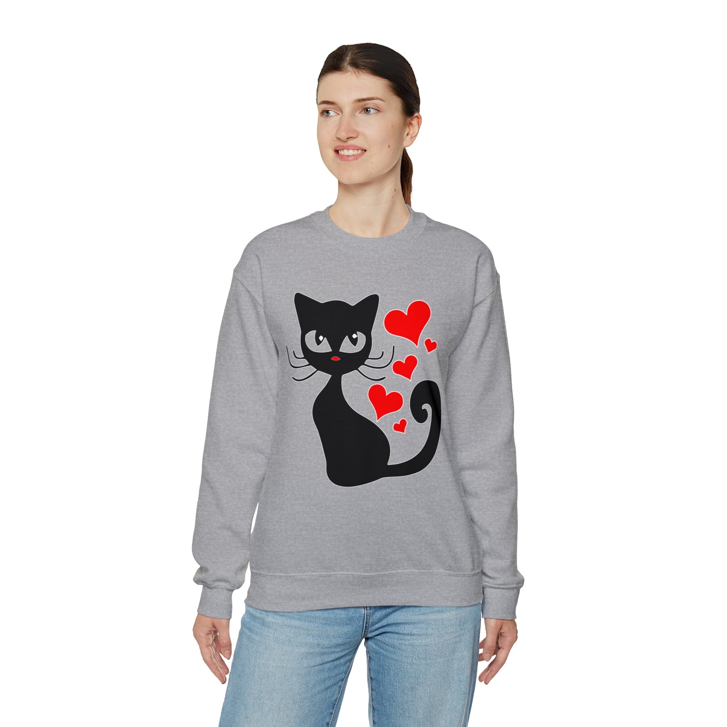 Sexy black cat Crewneck Sweatshirt