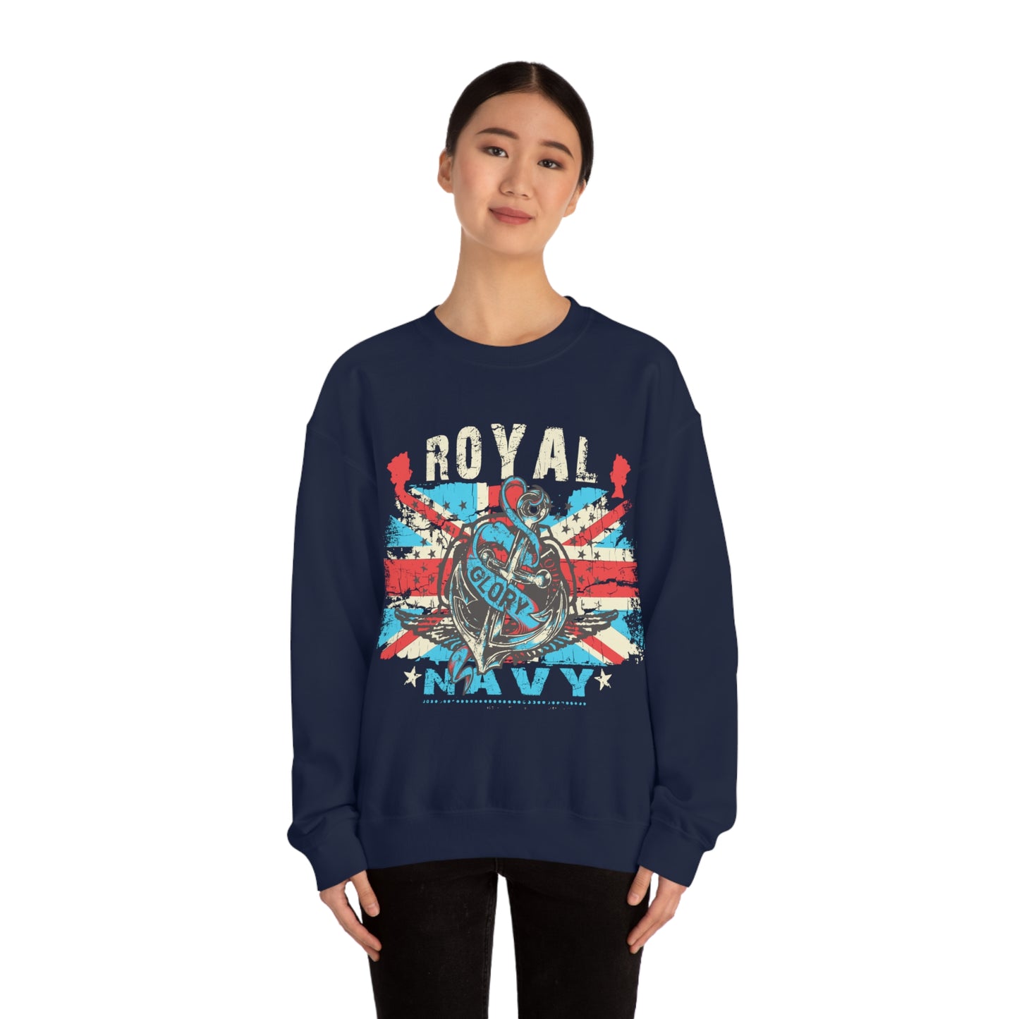 Navy_Glory Crewneck Sweatshirt