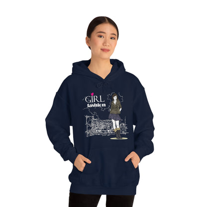 Girl with fashion Hoodie