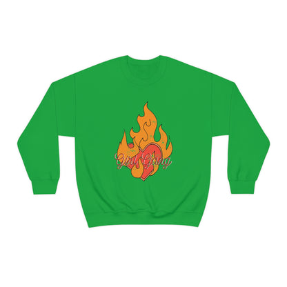 Girl Gang on Fire Crewneck Sweatshirt