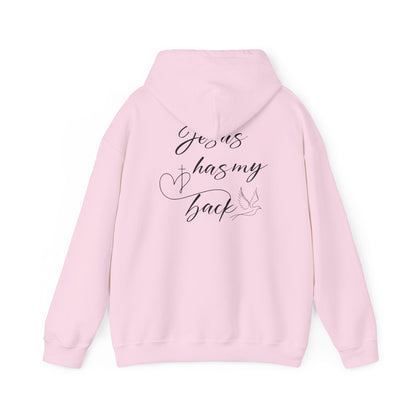 Jesus has my back hoodie