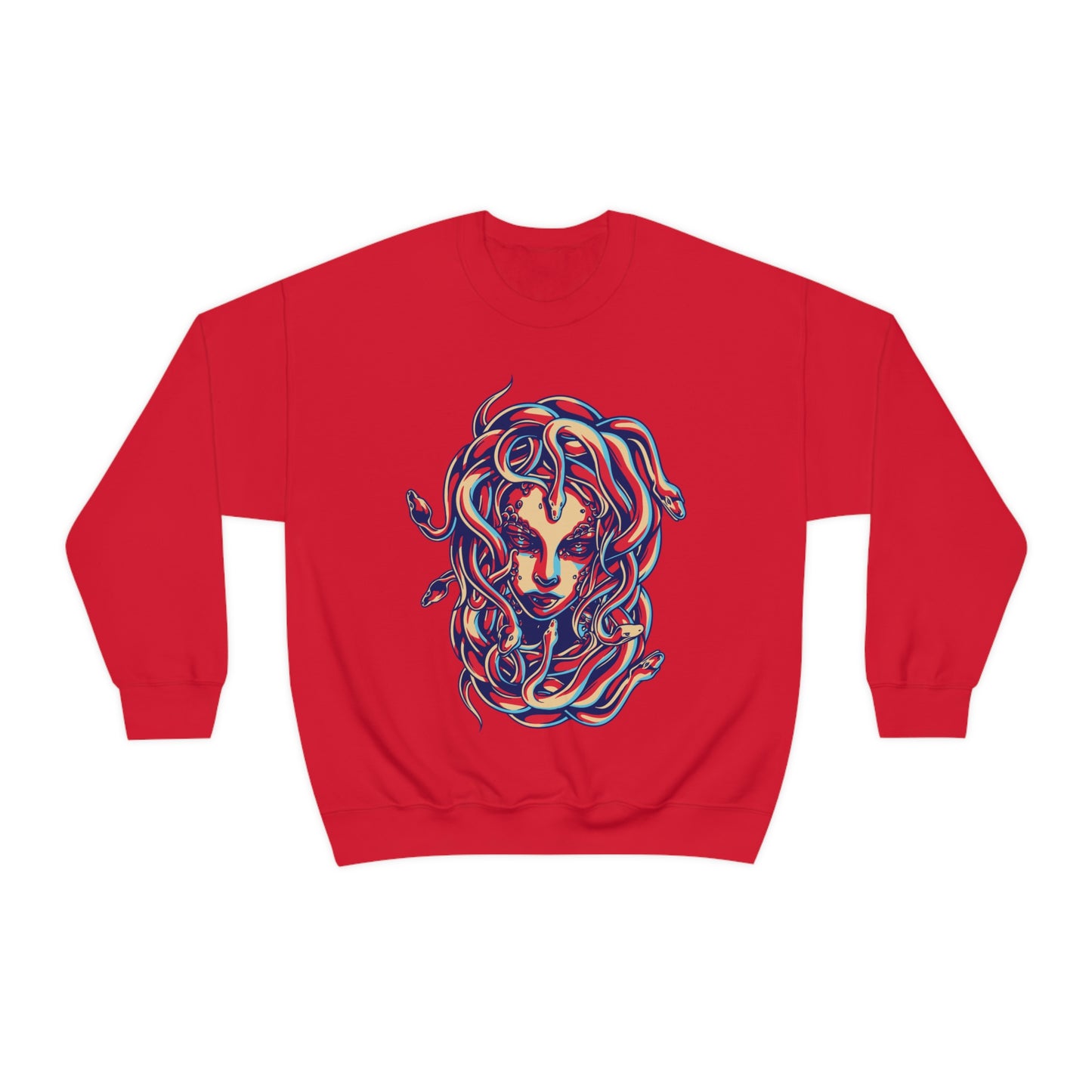 3D Medusa Crewneck Sweatshirt