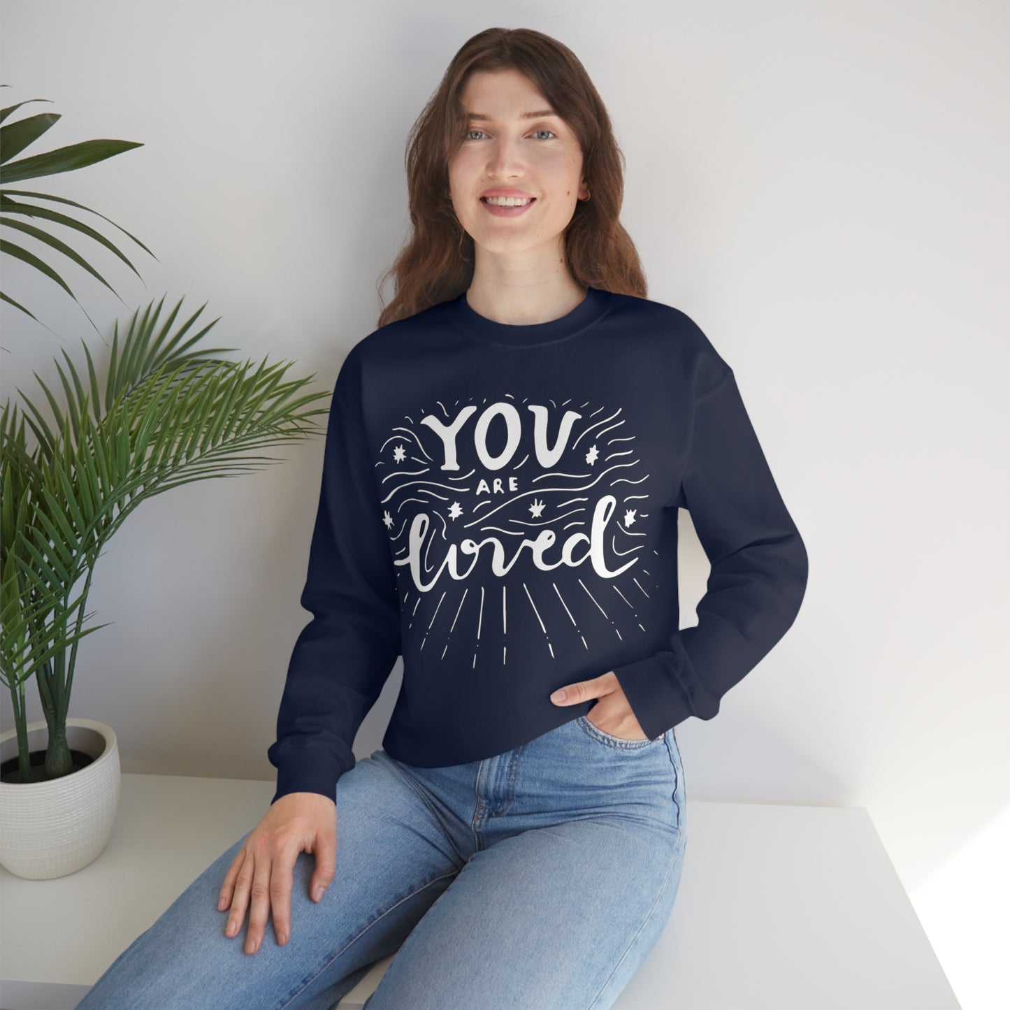 You-are loved Crewneck Sweatshirt