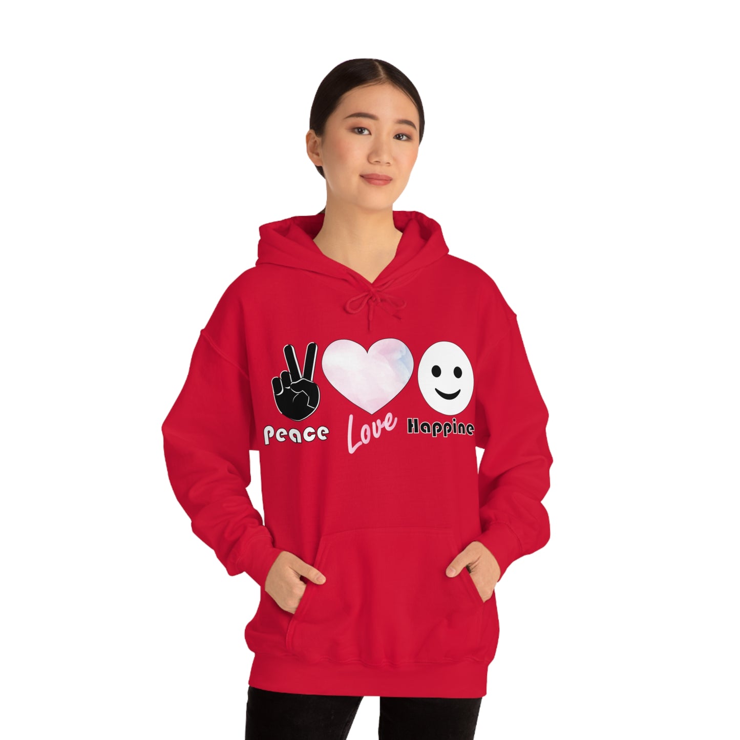 Peace-Love-Happiness Hoodie