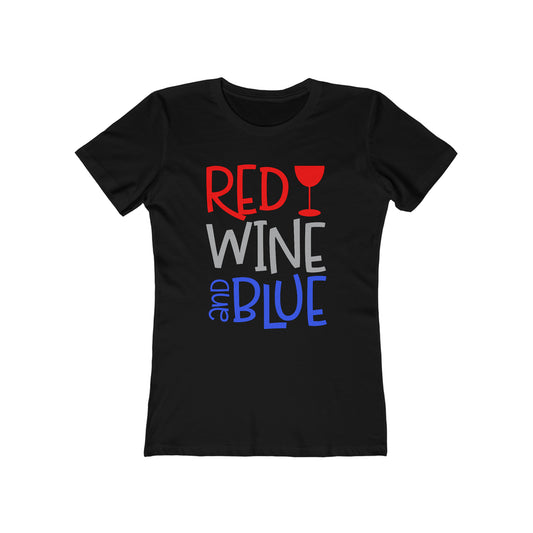 Red Wine Blue Woman t shirt