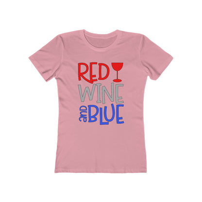 Red Wine Blue Woman t shirt