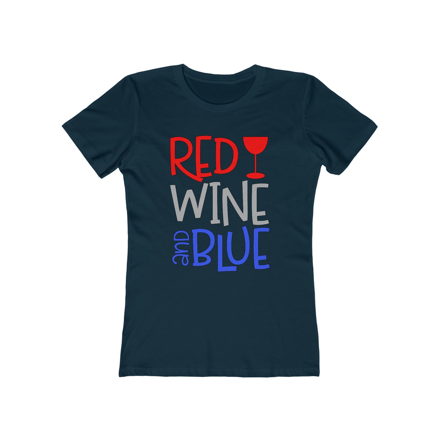 Red Wine Blue Woman t shirt