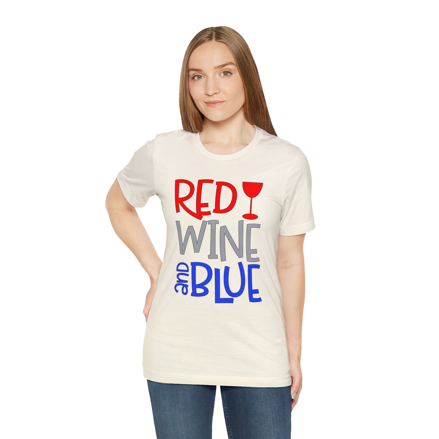 Red Wine Blue T-Shirt