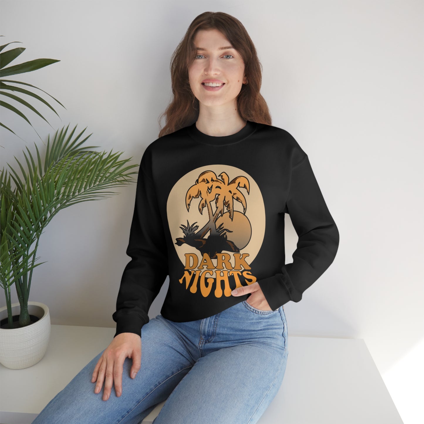 Dark Night Vibe Crewneck Sweatshirt