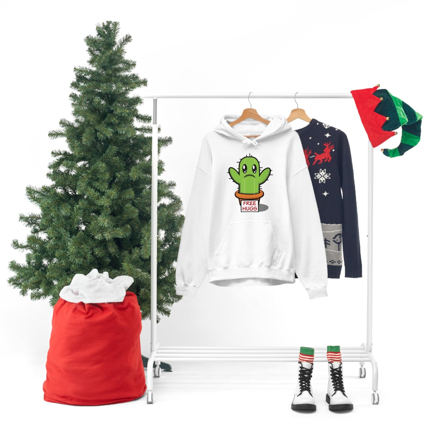 Free hugs sad cactus Hoodie