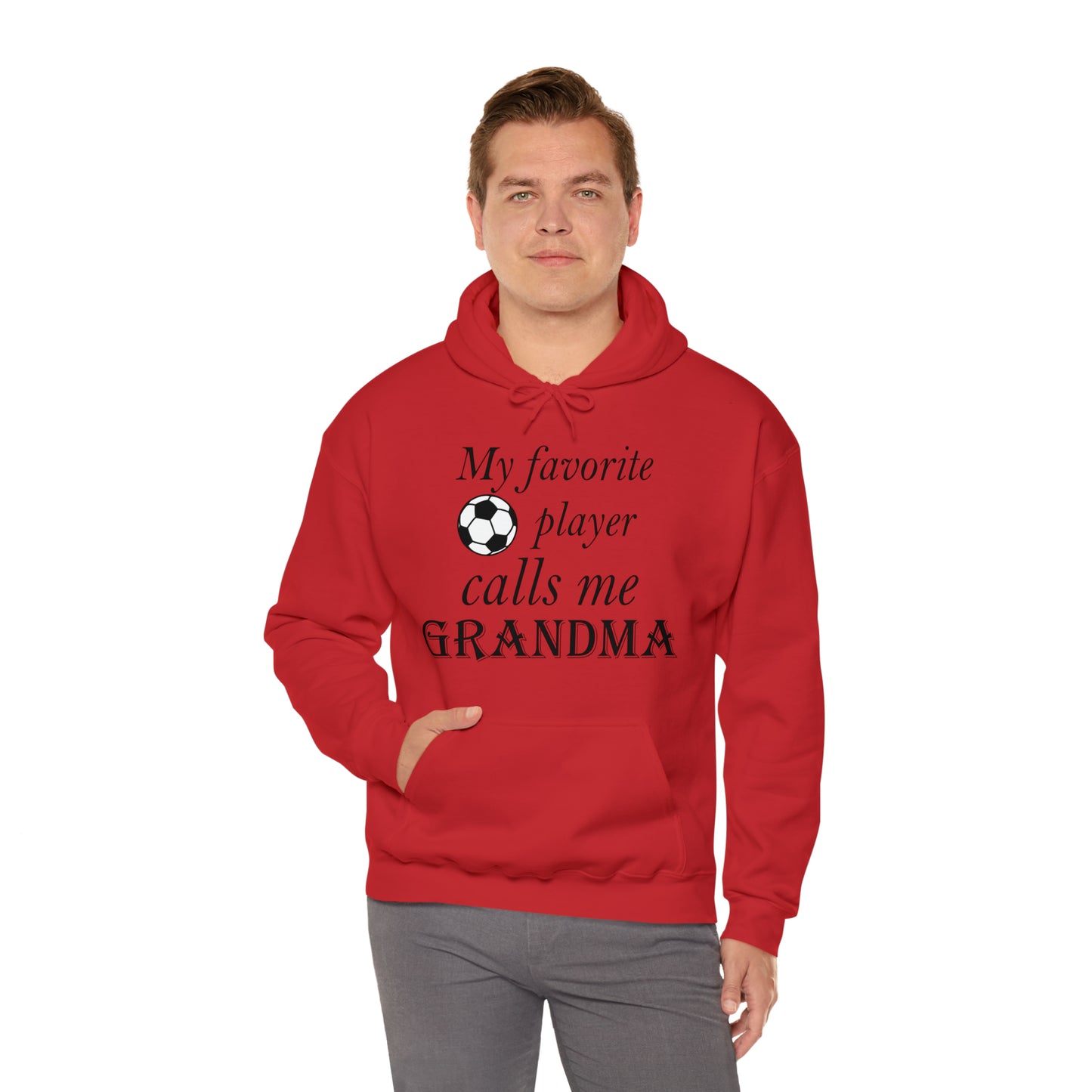 Grandma Favorite Soccer Player Hoodie