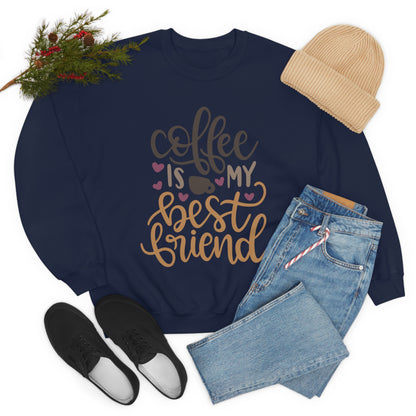 Coffee_is_my_best_friend Crewneck Sweatshirt