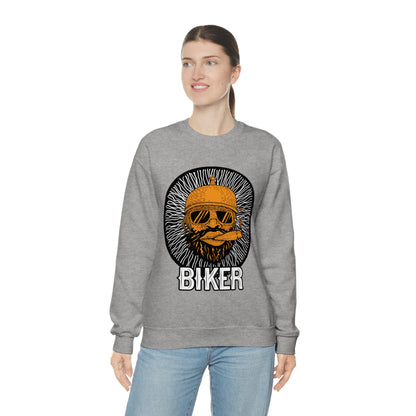 Cool Biker Crewneck Sweatshirt