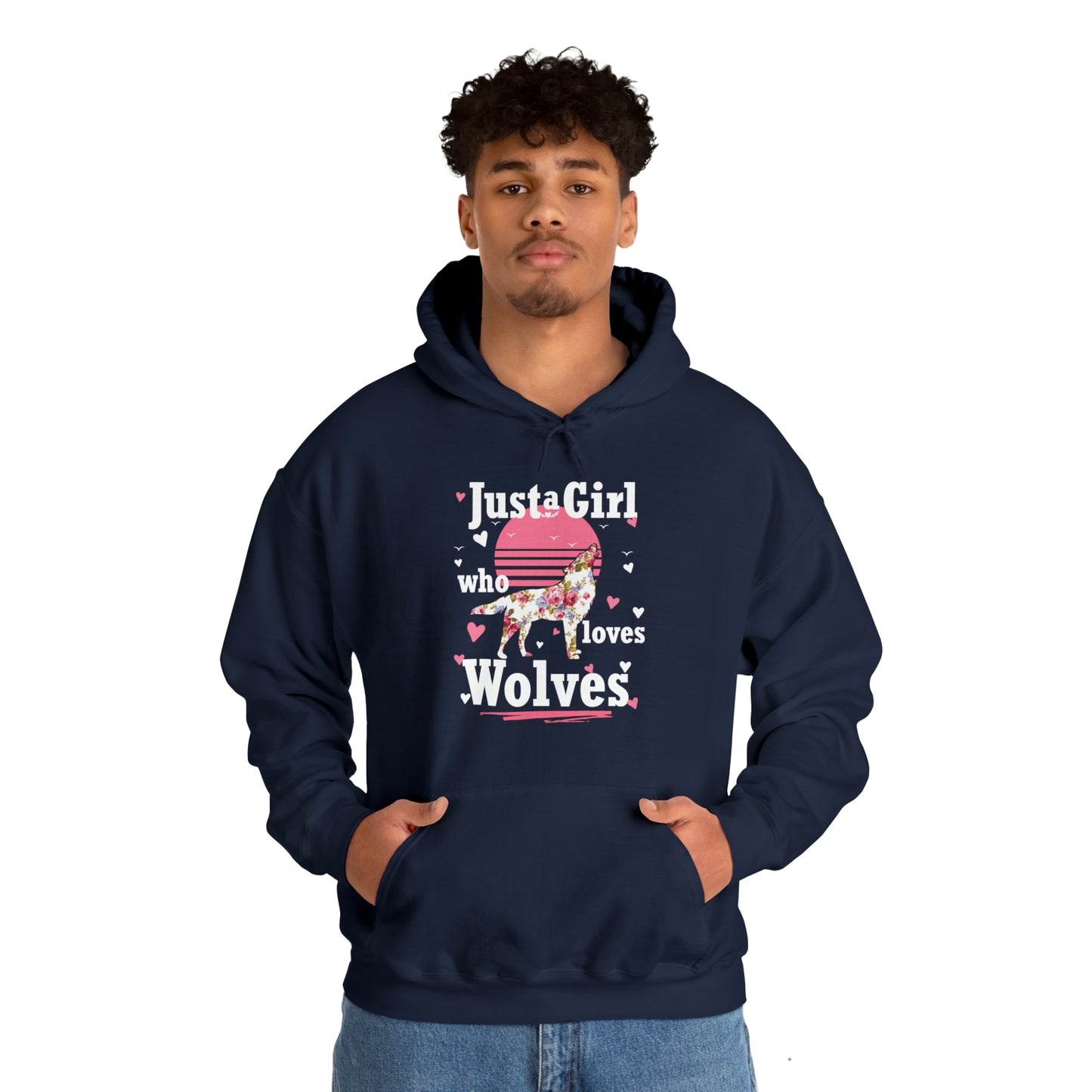 Just A Girl Who Loves Wolves Hoodie