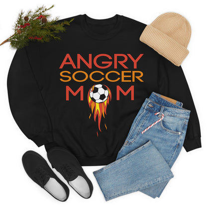 Angry soccer mom Crewneck Sweatshirt