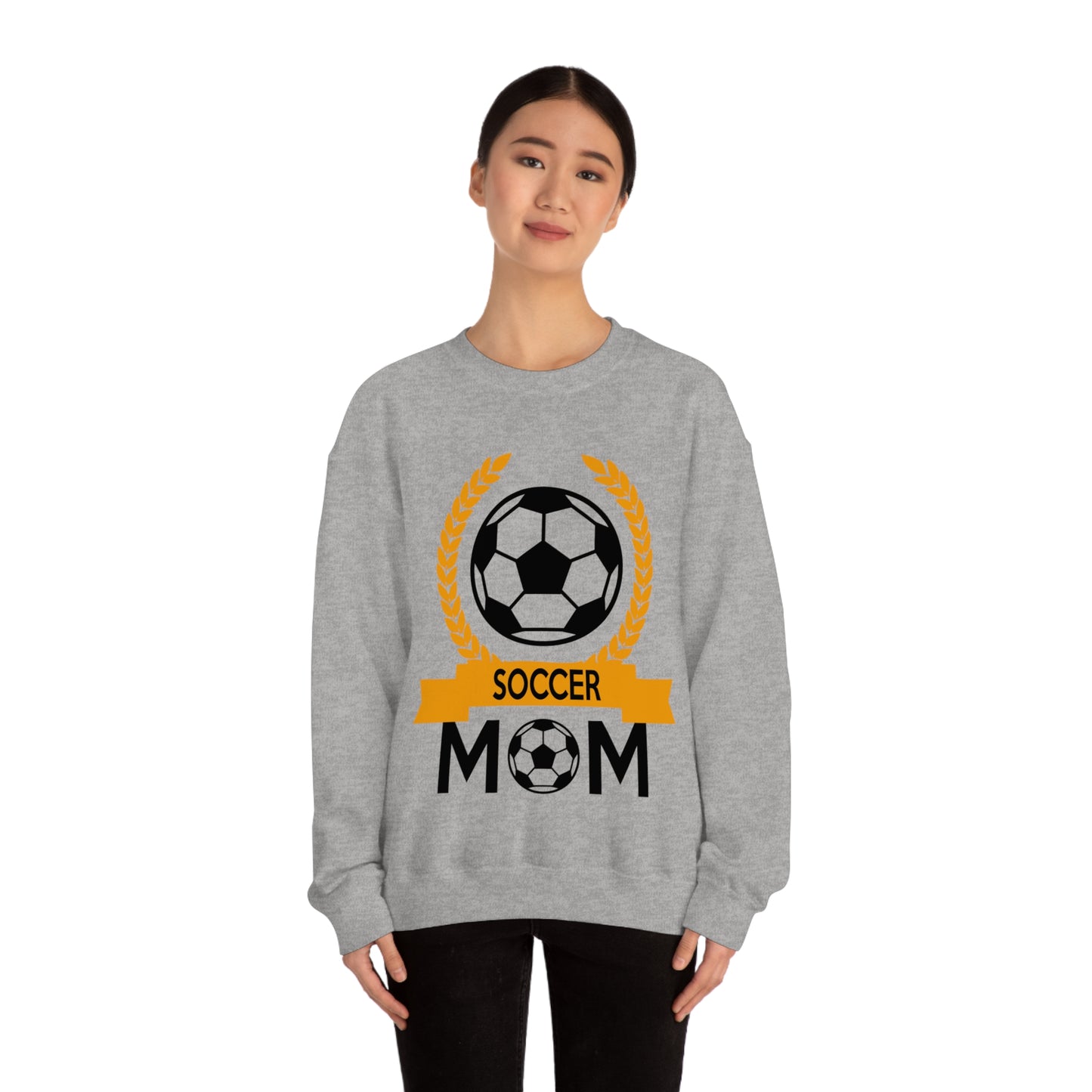 Soccer mom crest Crewneck Sweatshirt