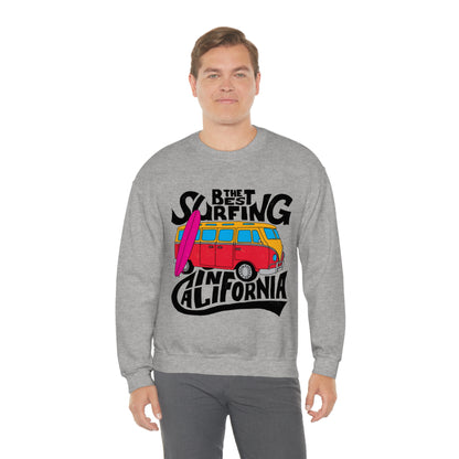 Best Surfing in California Crewneck Sweatshirt