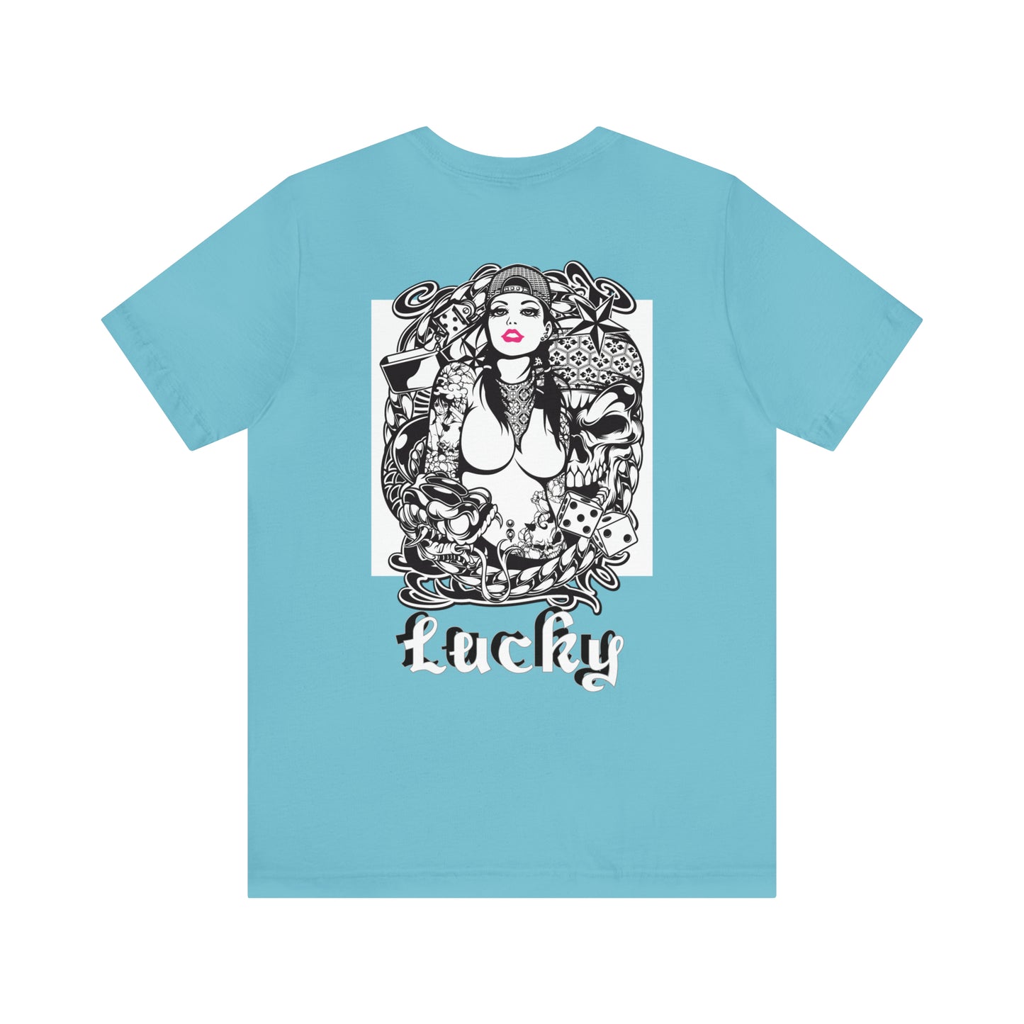 Lucky Front and back T-Shirt