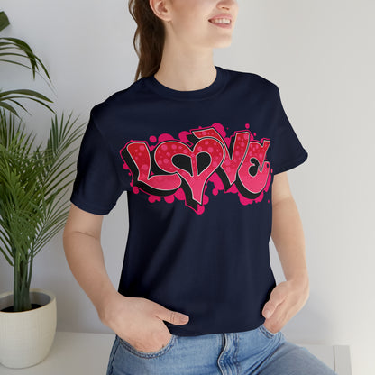 Peace and Love graffiti T-Shirt