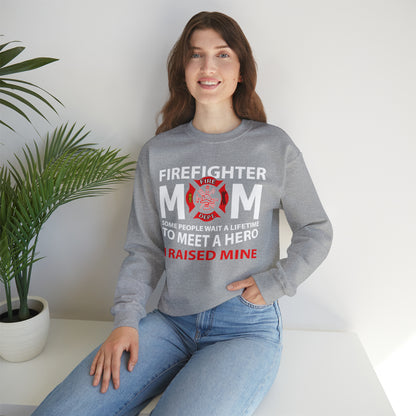 Firefighter Mom Crewneck Sweatshirt