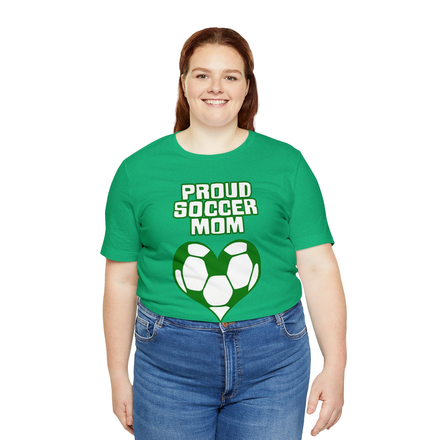 Proud -soccer-mom Heart T-Shirt