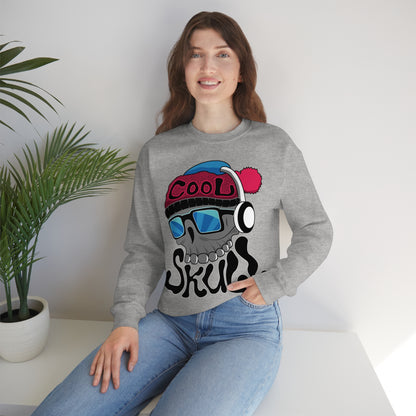 Cool Skull Crewneck Sweatshirt