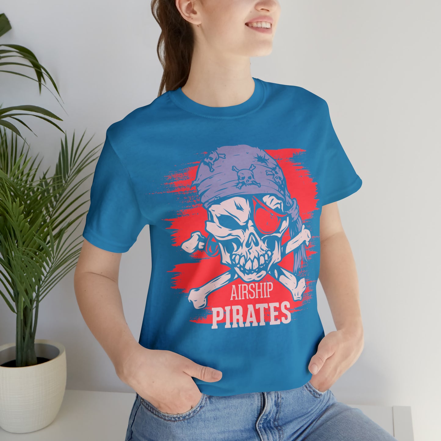 Airship Skull Pirate T-Shirt