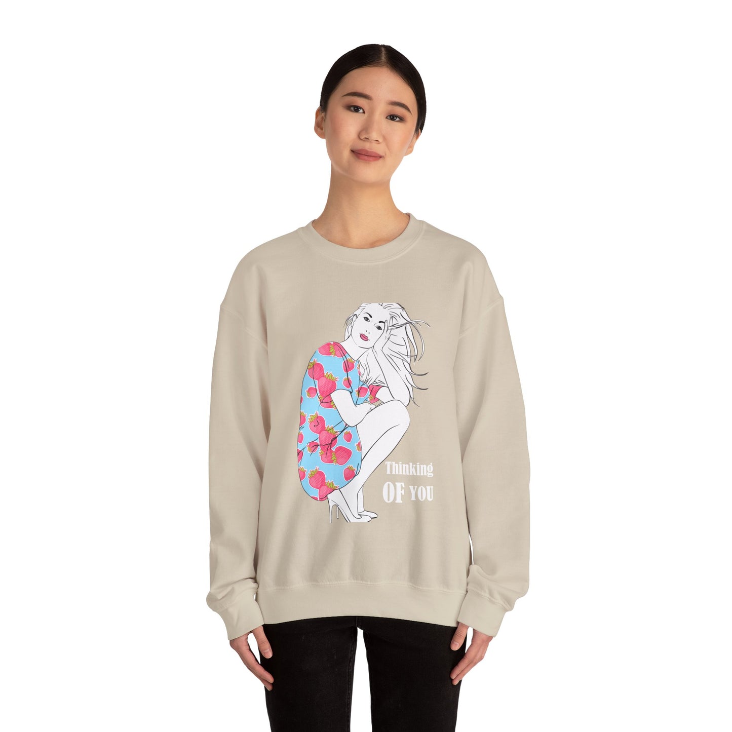 Thinking of you Crewneck Sweatshirt