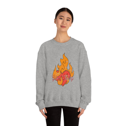 Girl Gang on Fire Crewneck Sweatshirt