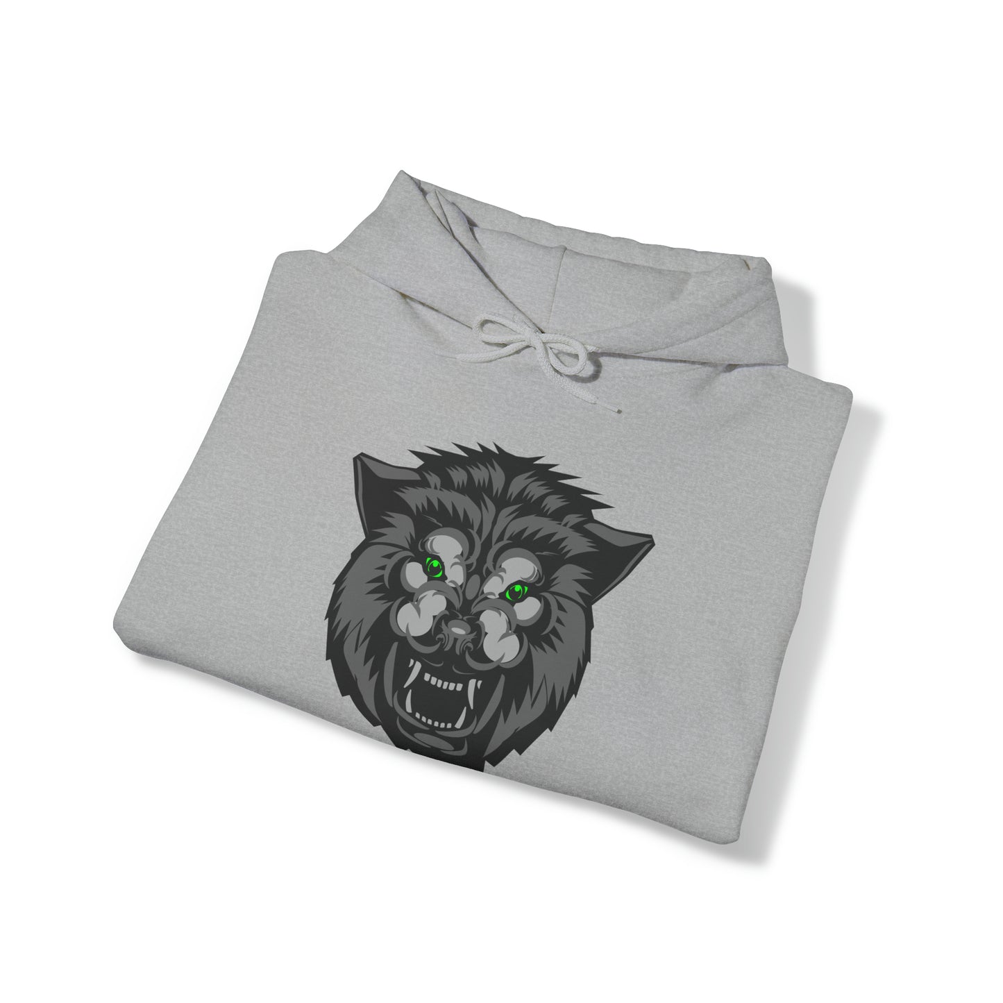 Green eyes wolf Hoodie