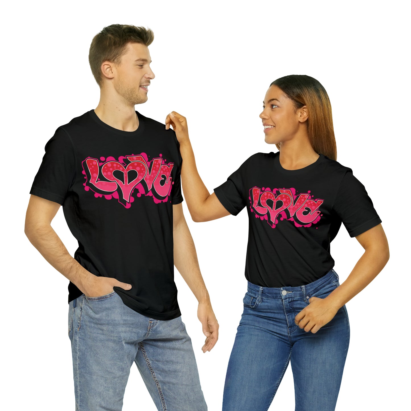 Peace and Love graffiti T-Shirt