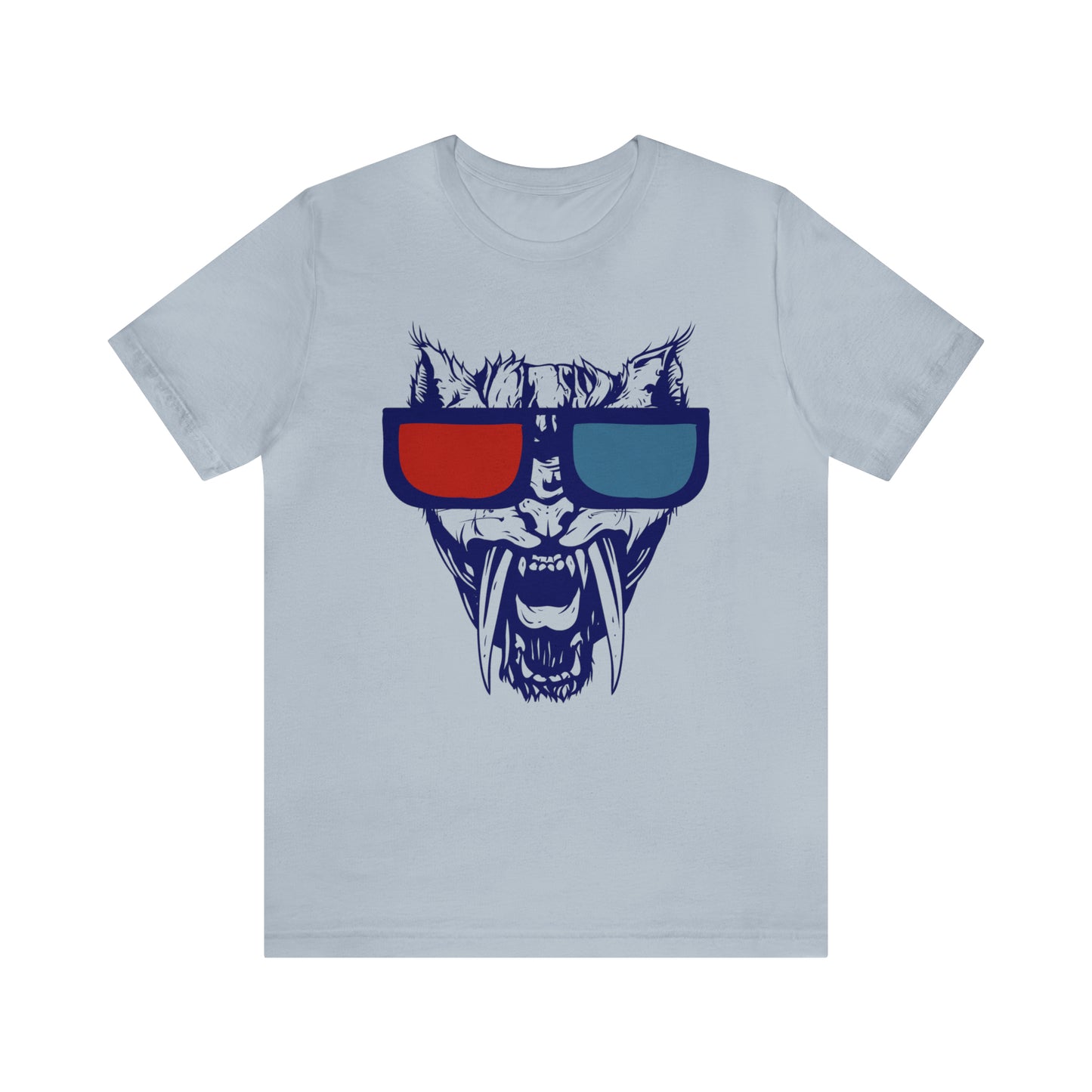 3D Glasses Tiger T-Shirt