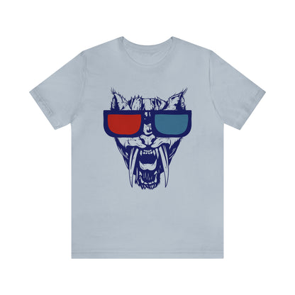 3D Glasses Tiger T-Shirt