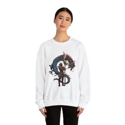 Colorful dragon guardian Crewneck Sweatshirt