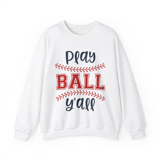 Play Ball Y'all Crewneck Sweatshirt