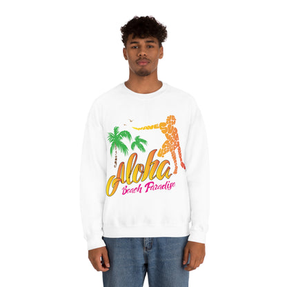 Aloha Beach Paradise Crewneck Sweatshirt