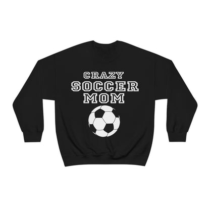 Crazy soccer mom Crewneck Sweatshirt