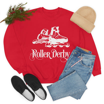 Roller_Derby Crewneck Sweatshirt