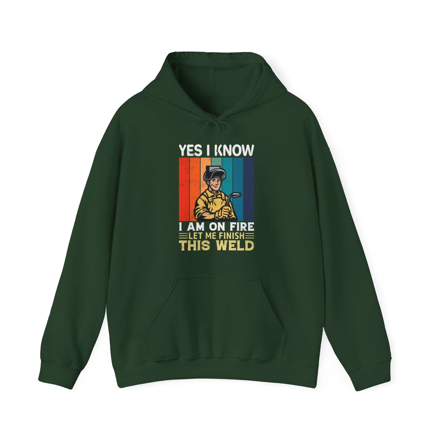 I know I'm on fire vintage Hoodie