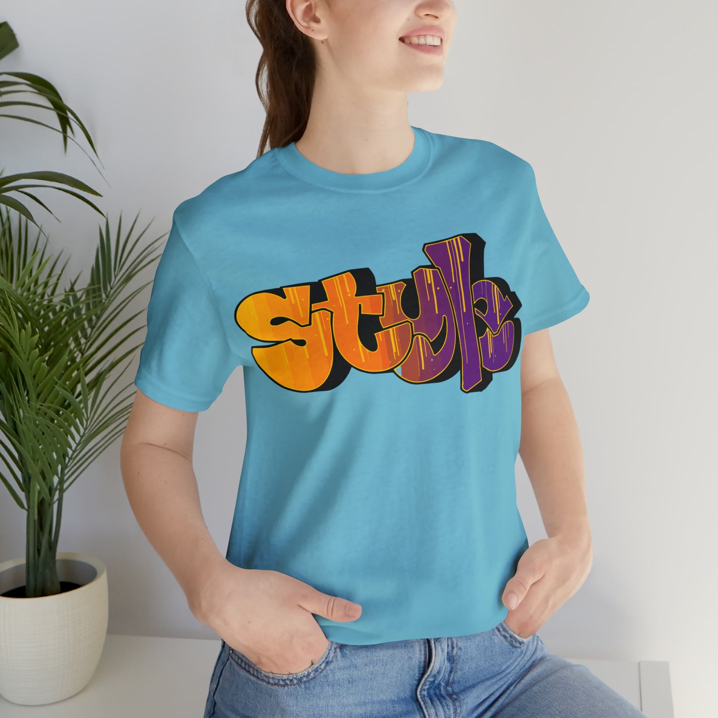 Style colorful graffiti T-Shirt