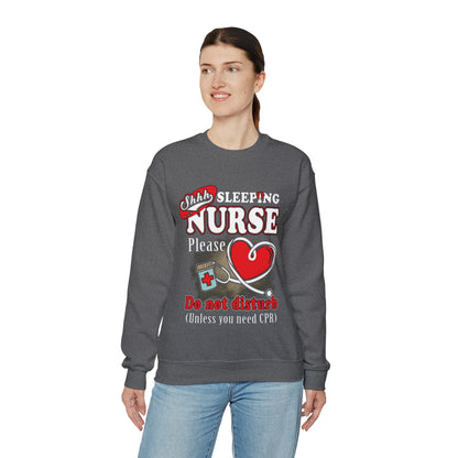 Sleeping nurse Crewneck Sweatshirt