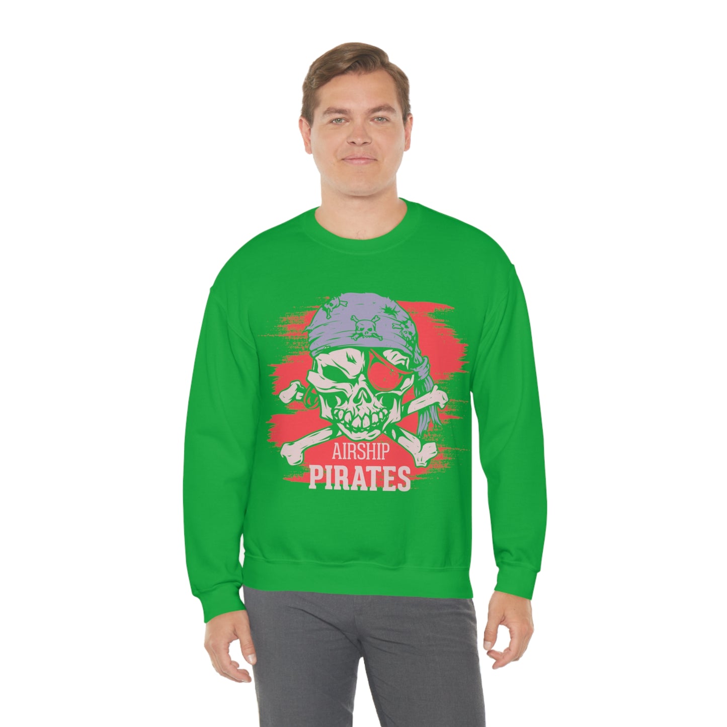 Airship Skull Pirate Crewneck Sweatshirt