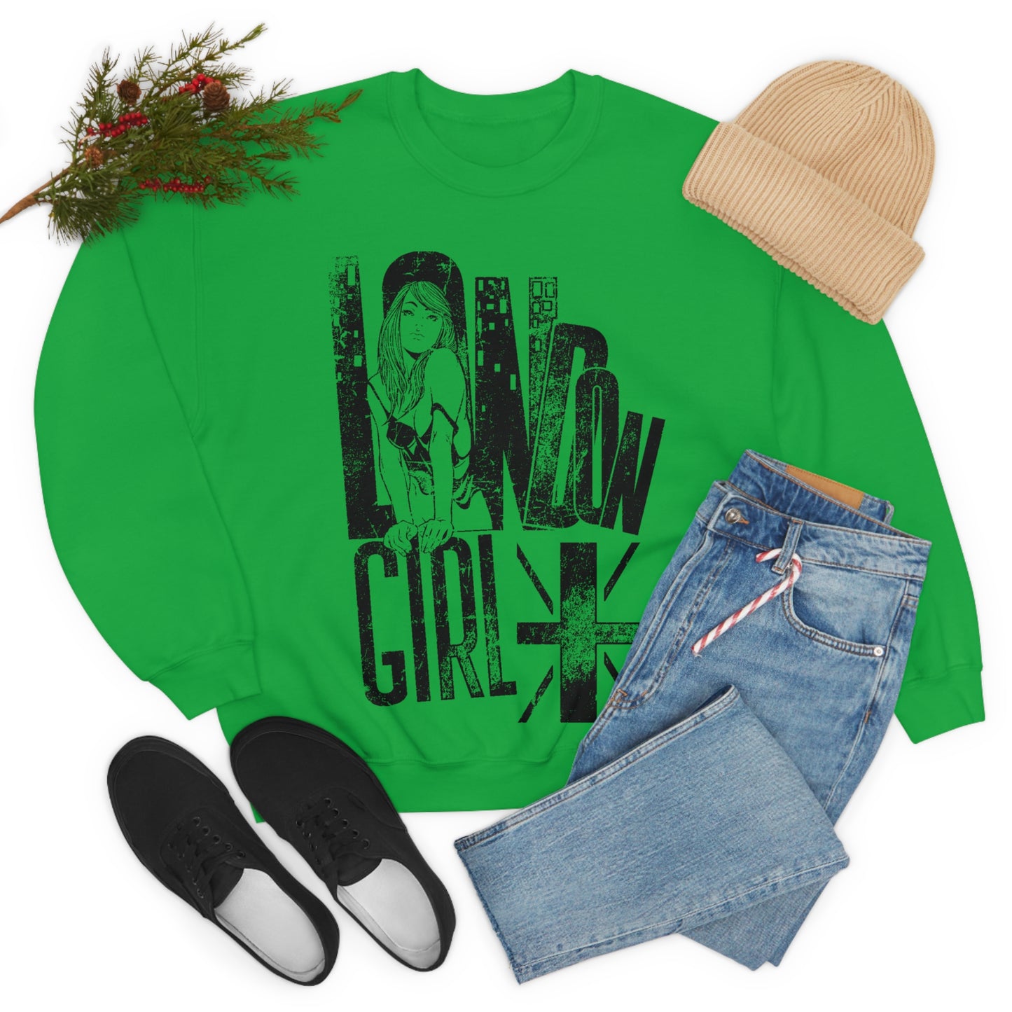 London_Girl Crewneck Sweatshirt