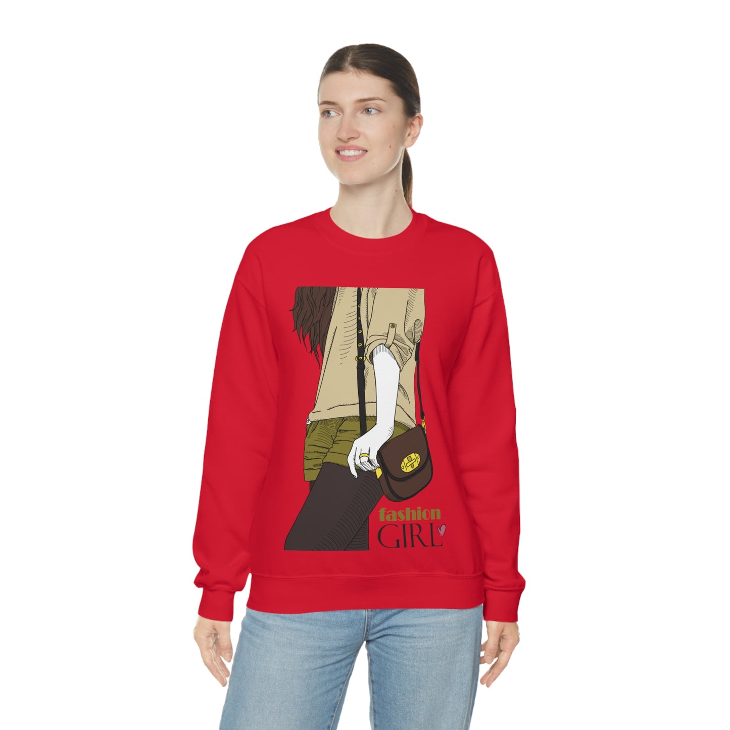 Fashion girl Crewneck Sweatshirt