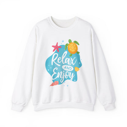 Relax and Enjoy the Beach Crewneck Sweatshirt