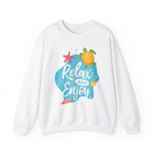 Relax and Enjoy the Beach Crewneck Sweatshirt