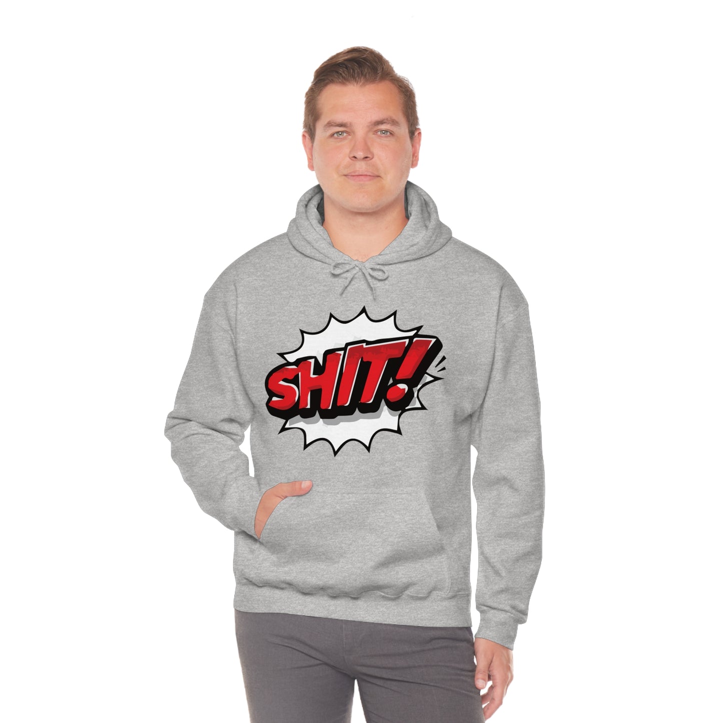 Shit! colorful graphic Hoodie