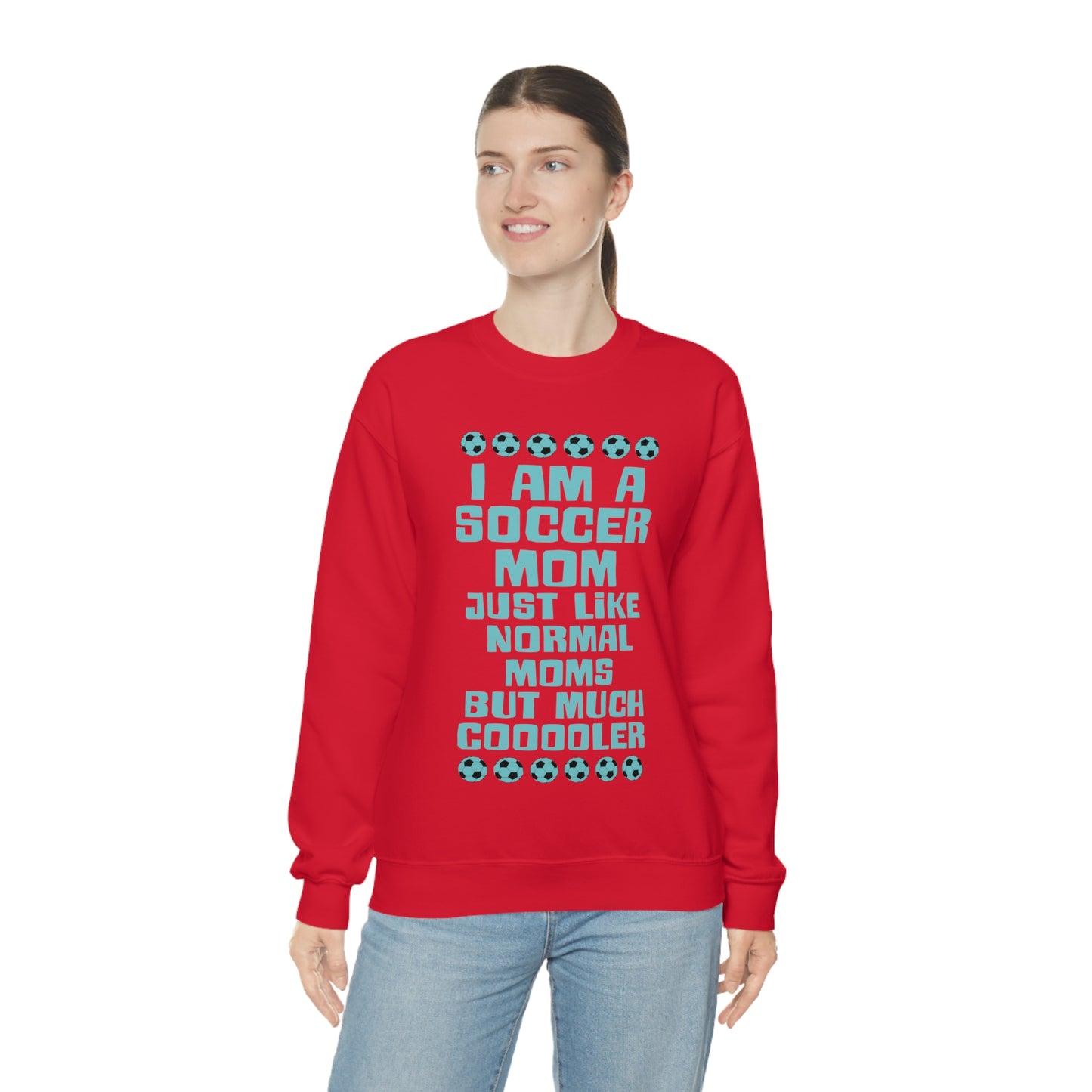 Cooler soccer mom Crewneck Sweatshirt