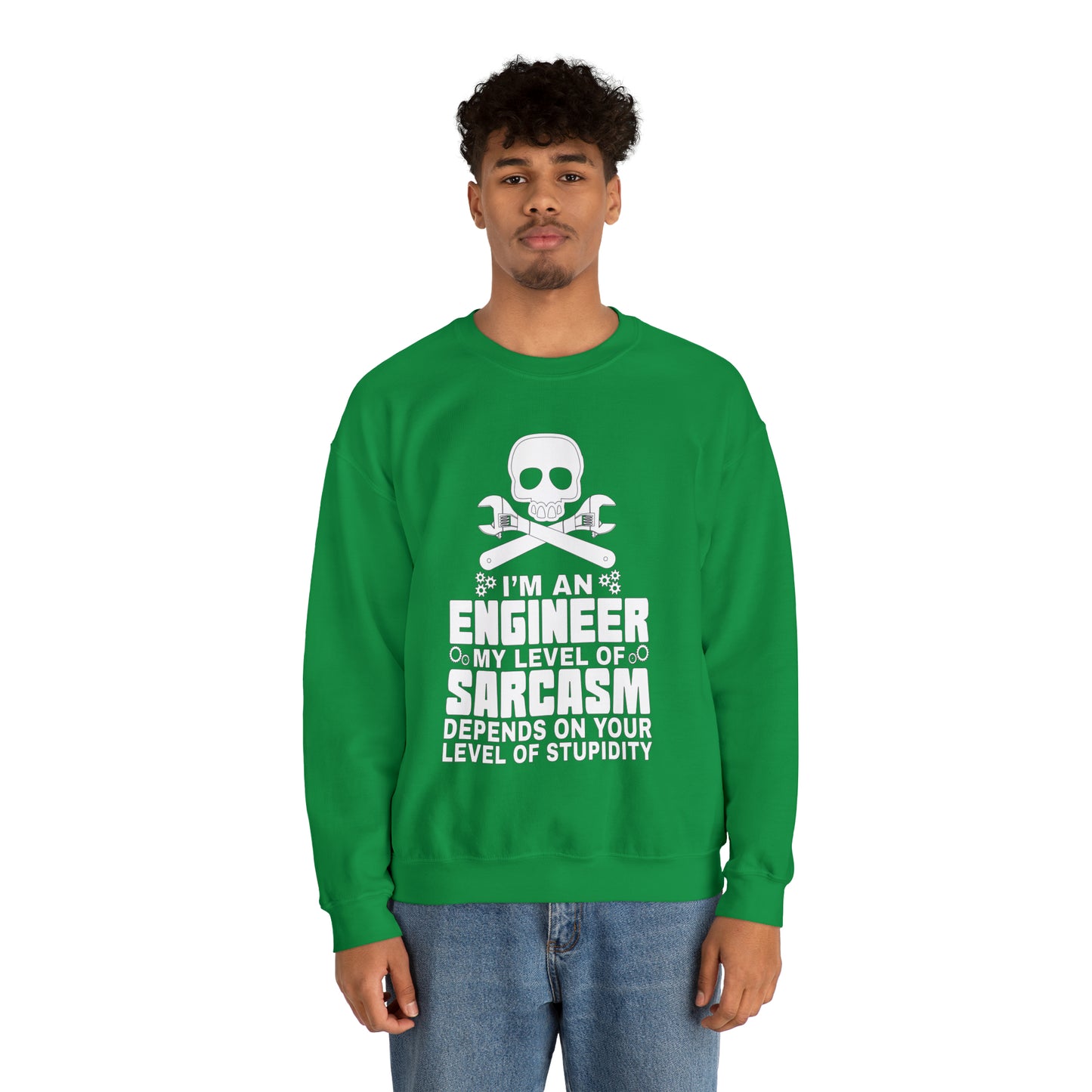 My level of sarcasm depends on you Crewneck Sweatshirt