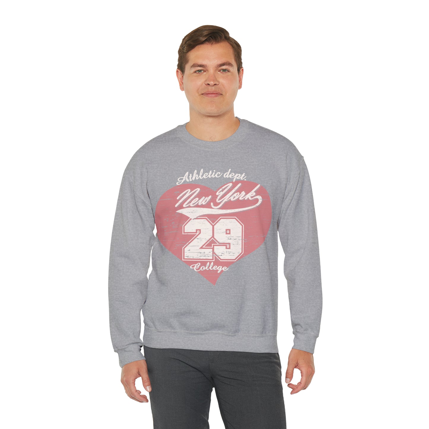 Love for NY College Crewneck Sweatshirt